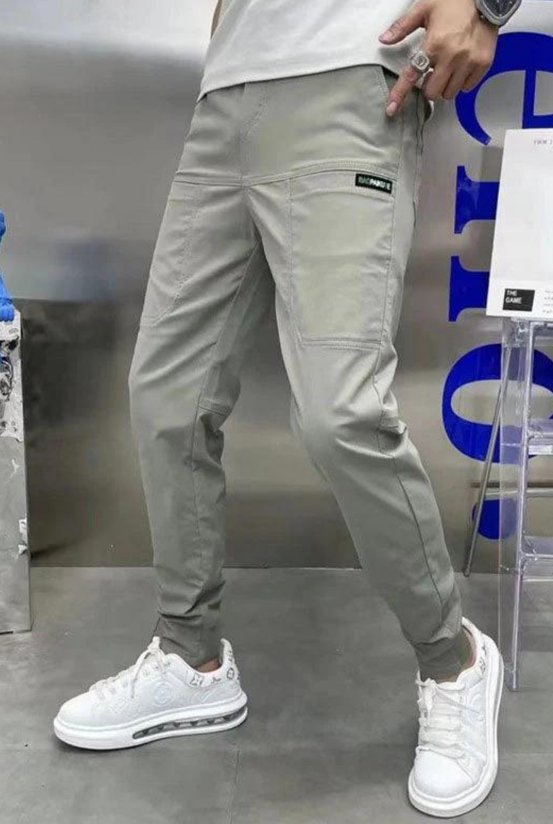 Alessio stretch cargo pants