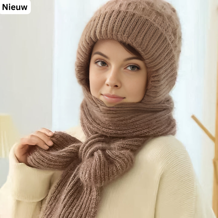 Milo Windproof scarf-bonnet