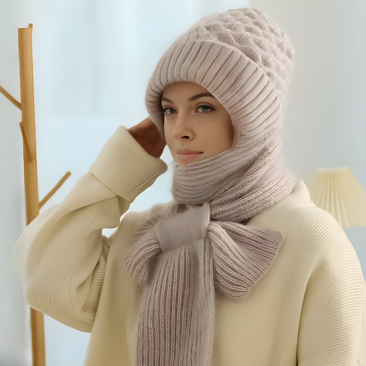 Milo Windproof scarf-bonnet