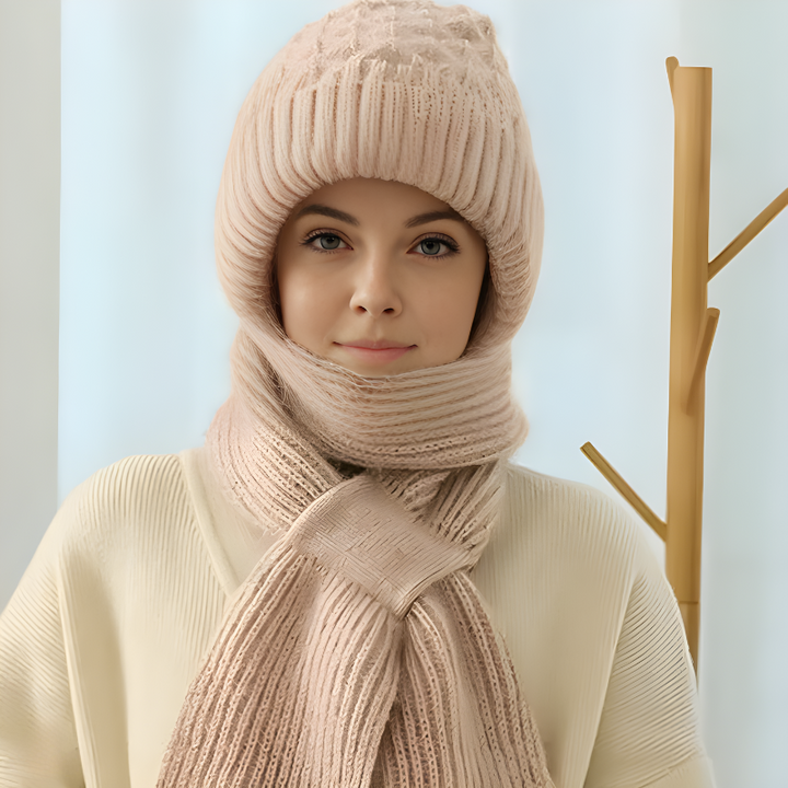 Milo Windproof scarf-bonnet