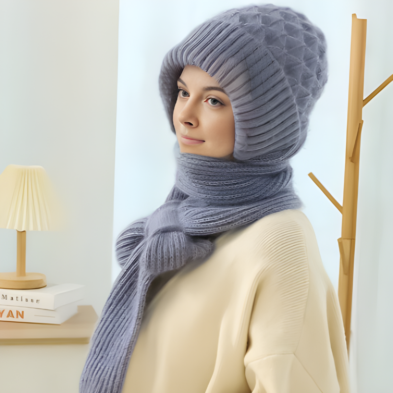 Milo Windproof scarf-bonnet