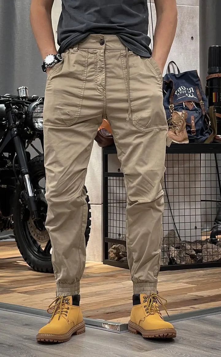 Mateo Elastic cargo pants