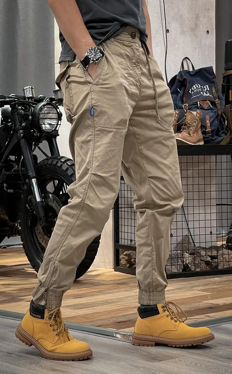 Mateo Elastic cargo pants