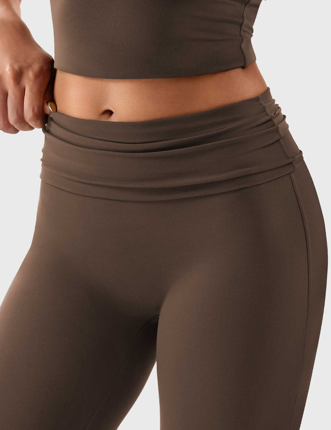 Gymfit Romola Fold Over Flare Leggings